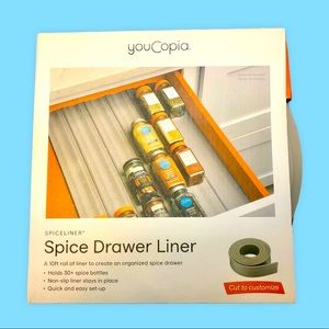NWT youCopia SpiceLiner Spice Drawer Liner 10-ft Roll